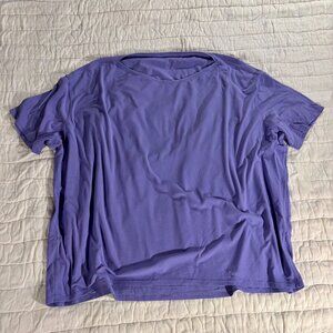 Lululemon Purple Oversized Tunic Shirt - Size 3X - Short Sleeve